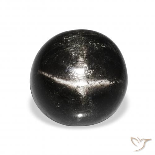 10.95ct 검은색 스타 디옵사이드, 둥근, 불투명체