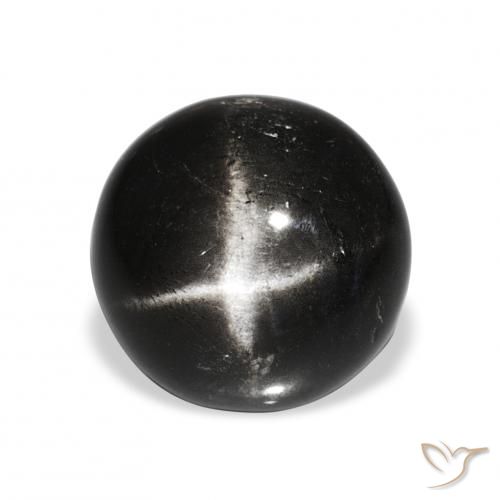8.90ct 검은색 스타 디옵사이드, 둥근, 불투명체