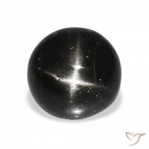 8.50ct 검은색 스타 디옵사이드, 둥근, 불투명체