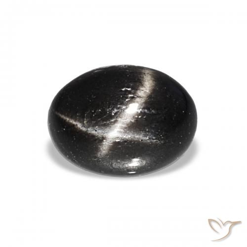 1.99ct 검은색 스타 디옵사이드, 타원형, 투명한