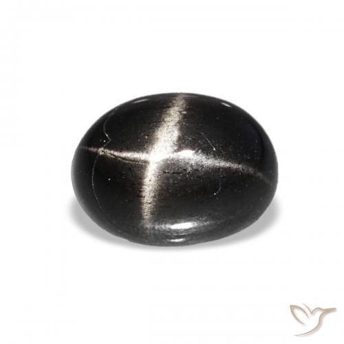 1.73ct 검은색 스타 디옵사이드, 타원형, 투명한