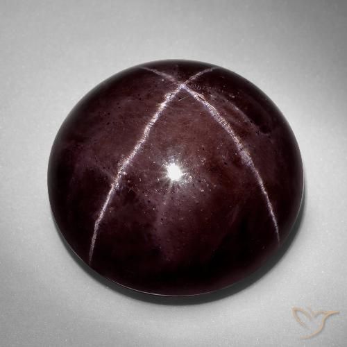 73.16ct 자연스러운 다크 레드 스타가넷, 둥근, 불투명체