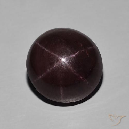 10.78ct 자연스러운 다크 레드 스타가넷, 타원형, 불투명체