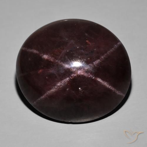 72.40ct 자연스러운 다크 레드 스타가넷, 타원형, 불투명체