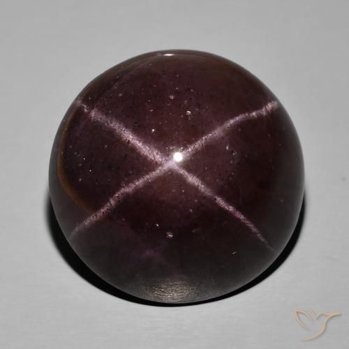 86.18ct 자연스러운 다크 레드 스타가넷, 둥근, 불투명체