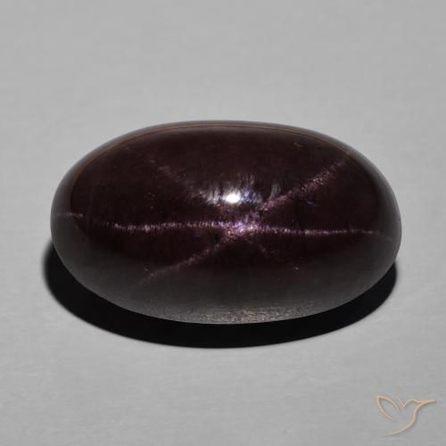 28.69ct 자연스러운 마호가니 레드 스타가넷, 타원형, 불투명체