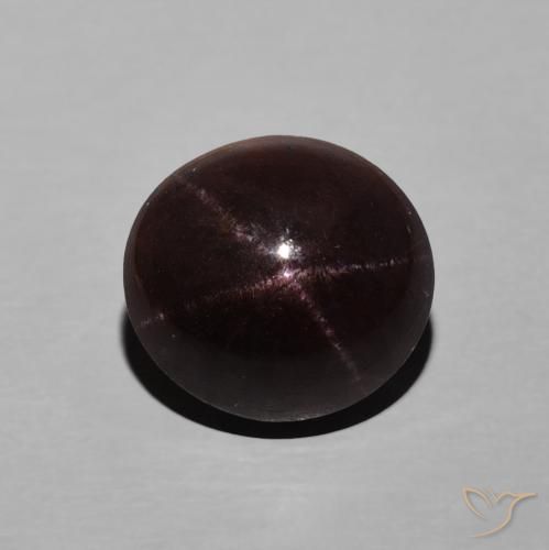 6.29ct 자연스러운 마호가니 레드 스타가넷, 타원형, 불투명체