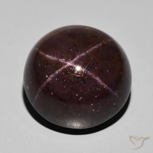 40.98ct 자연스러운 마호가니 레드 스타가넷, 둥근, 불투명체