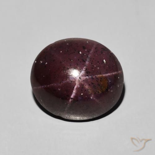 8.00ct 자연스러운 마호가니 레드 스타가넷, 타원형, 불투명체