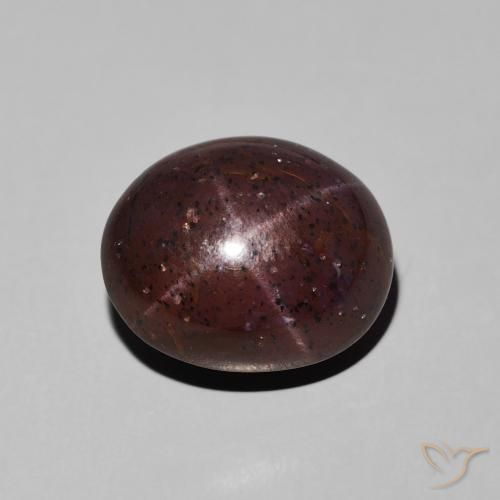 11.62ct 자연스러운 다크 레드 스타가넷, 타원형, 불투명체