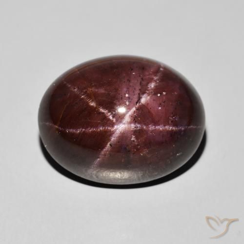 33.69ct 자연스러운 다크 레드 스타가넷, 타원형, 불투명체