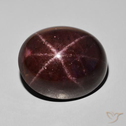 60.67ct 자연스러운 마호가니 레드 스타가넷, 타원형, 불투명체