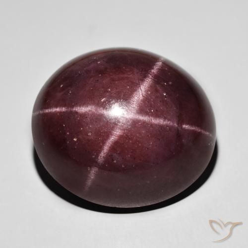 72.25ct 자연스러운 마호가니 레드 스타가넷, 타원형, 불투명체