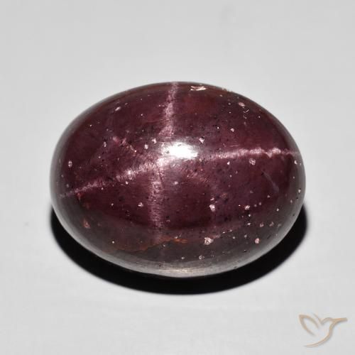 38.00ct 자연스러운 마호가니 레드 스타가넷, 타원형, 불투명체