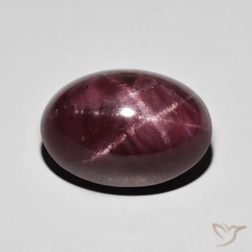 22.38ct 자연스러운 마호가니 레드 스타가넷, 타원형, 불투명체