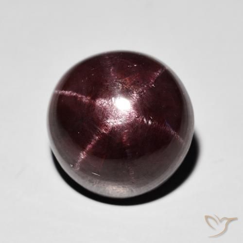 11.67ct 자연스러운 마호가니 레드 스타가넷, 둥근, 불투명체