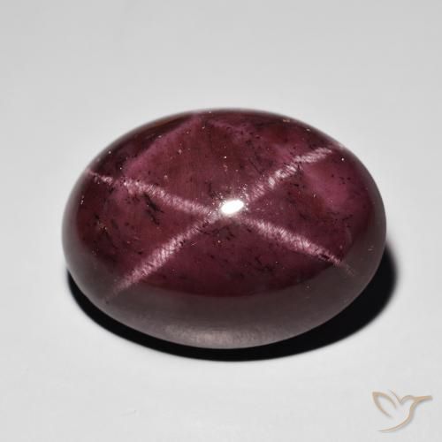 47.43ct 자연스러운 마호가니 레드 스타가넷, 타원형, 불투명체