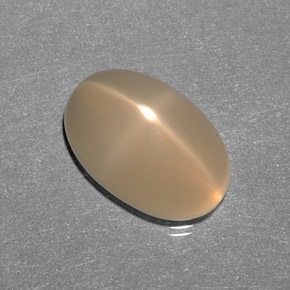 8.26캐럿 천연 크림 스타 문스톤, 투명한, 투명/반투명