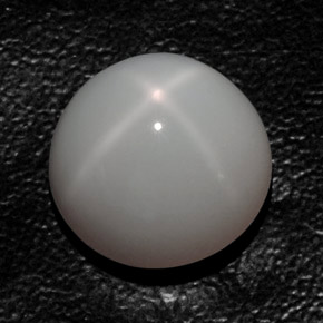 14.83캐럿 천연 화이트 스타 문스톤, 투명한, 15.01 mm, 투명/반투명