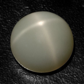18.89캐럿 천연 크림 스타 문스톤, 투명한, 16.46 mm, 투명/반투명