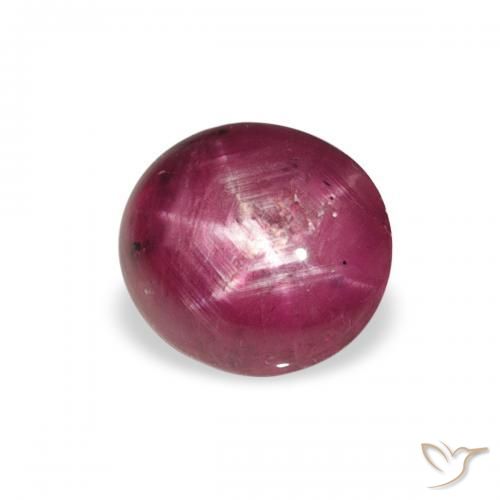 2.50ct 자연스러운 Medium Light-Purple 스타루비, 타원형, 불투명체
