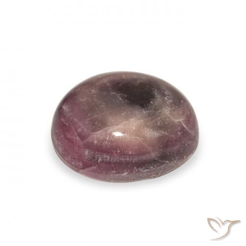 4.41캐럿 천연 Medium Dark-Purple 스타루비, 타원형, 불투명체