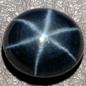 12.43캐럿 천연 블루 스타 사파이어, 타원형 컷, 12.8×11.1 mm, 투명한