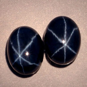 캐럿 천연 블루 스타 사파이어 보석, 타원형 컷, 7.1×5.3 mm, 불투명체