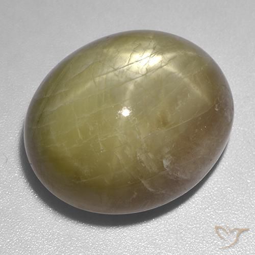 54.80ct 자연스러운 황금색 스타 사파이어, 타원형, 불투명체