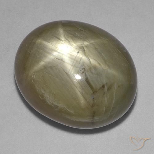 34.69ct 자연스러운 금 스타 사파이어, 타원형, 불투명체