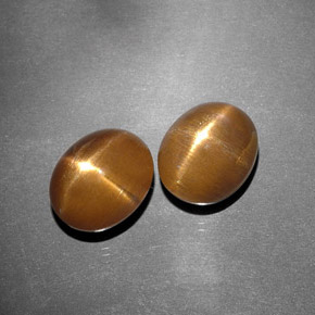 캐럿 천연 골든 브라운 스타 선스톤 보석, 타원형 컷, 11.2×9.1 mm, 불투명체