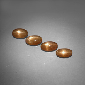 캐럿 천연 골든 브라운 스타 선스톤 보석, 투명한, 9.1×5.7 mm, 투명/반투명