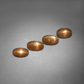 캐럿 천연 골든 브라운 스타 선스톤 보석, 투명한, 9.1×5.7 mm, 투명/반투명