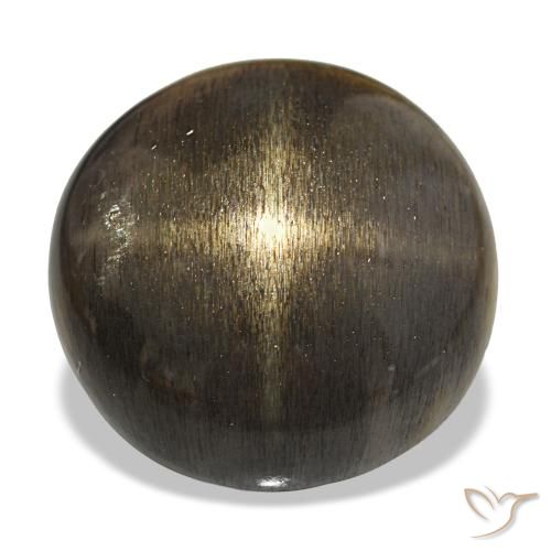 18.38캐럿 천연 Medium Light-Brown 스타 썬스톤, 라운드 컷, 불투명체