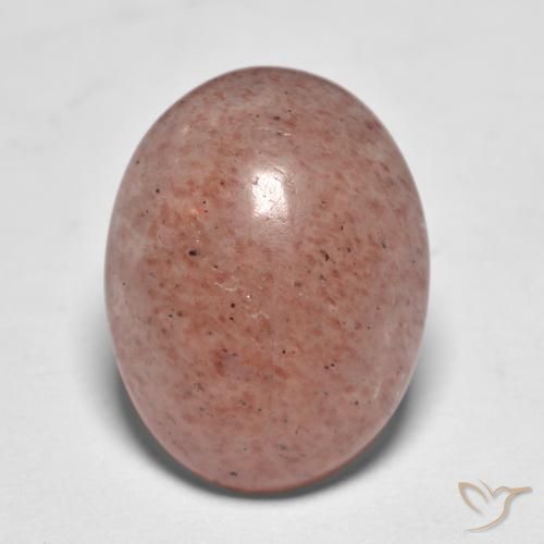 7.32ct 자연스러운 무당벌레 레드 딸기 석영, 타원형, 투명한
