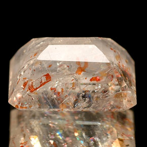 2.89캐럿 천연 오렌지 선스톤, 투명한, 9.9×7.5 mm, 투명/반투명