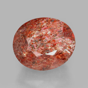 2.75캐럿 천연 오렌지 선스톤, 투명한, 9.6×8.1 mm, 투명/반투명