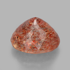 2.75캐럿 천연 오렌지 선스톤, 투명한, 9.6×8.1 mm, 투명/반투명