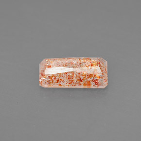1.15캐럿 천연 오렌지 선스톤, 투명한, 8.9×5.3 mm, 투명/반투명