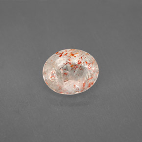 1.80캐럿 천연 주황색 썬스톤, 투명한, 투명/반투명