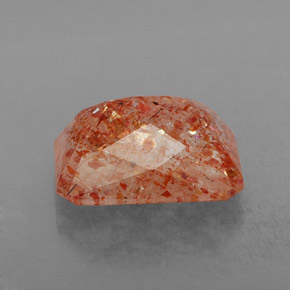 1.77캐럿 천연 오렌지 선스톤, 투명한, 8.9×6.5 mm, 투명/반투명