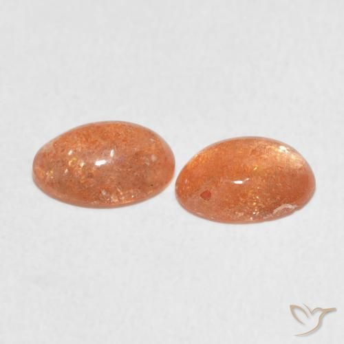 1.93캐럿 천연 Medium Light-Orange 썬스톤 보석, 타원형, 투명한