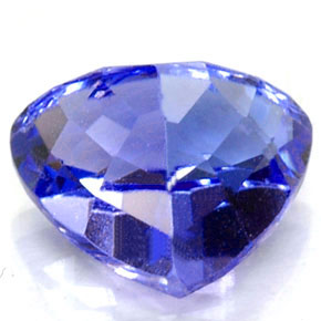 1.31캐럿 천연 블루 탄자나이트, 트릴리언, 6.9×6.7 mm, VVS-VS