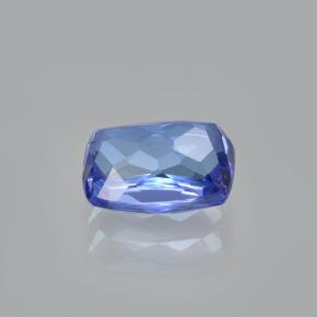 1.63캐럿 천연 바이올렛 블루 탄자나이트, 쿠션 컷, 7.3×5.7 mm, VS