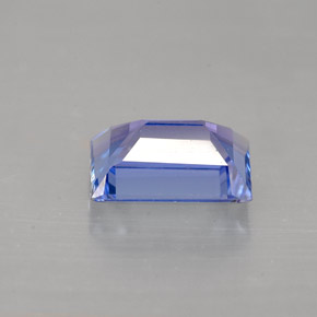 1.61캐럿 천연 바이올렛 블루 탄자나이트, 바게트, 8×5.6 mm, VS