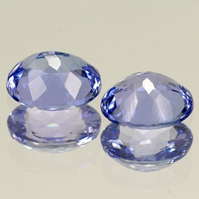 캐럿 천연 바이올렛 블루 탄자나이트 보석, 타원형 컷, 5.1×4 mm, VVS-VS