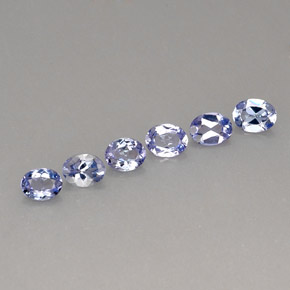 캐럿 천연 바이올렛 블루 탄자나이트 보석, 타원형 컷, VS