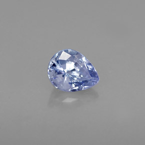 0.52캐럿 천연 바이올렛 블루 탄자나이트, 배 모양, 5.6×4.4 mm, VVS