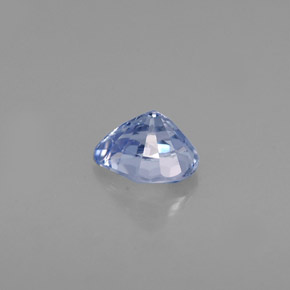 0.52캐럿 천연 바이올렛 블루 탄자나이트, 배 모양, 5.6×4.4 mm, VVS