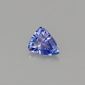 0.62캐럿 천연 바이올렛 블루 탄자나이트, 트릴리언, 6.5×5.4 mm, VVS